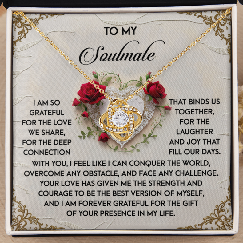 Soulmate-Our Day-Love Knot Necklace
