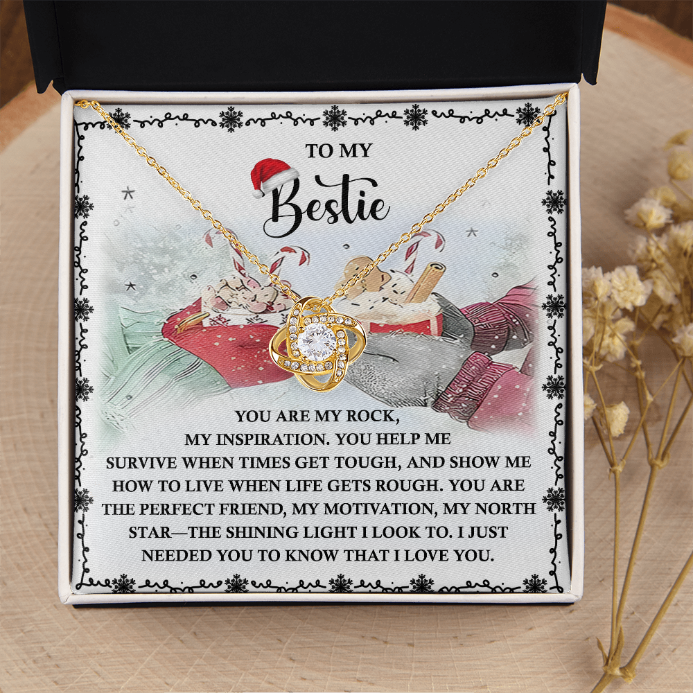 Best Friend-My North Star-Love Knot Necklace