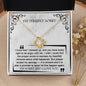 I'm Sorry-Angry With Me-Love Knot Necklace