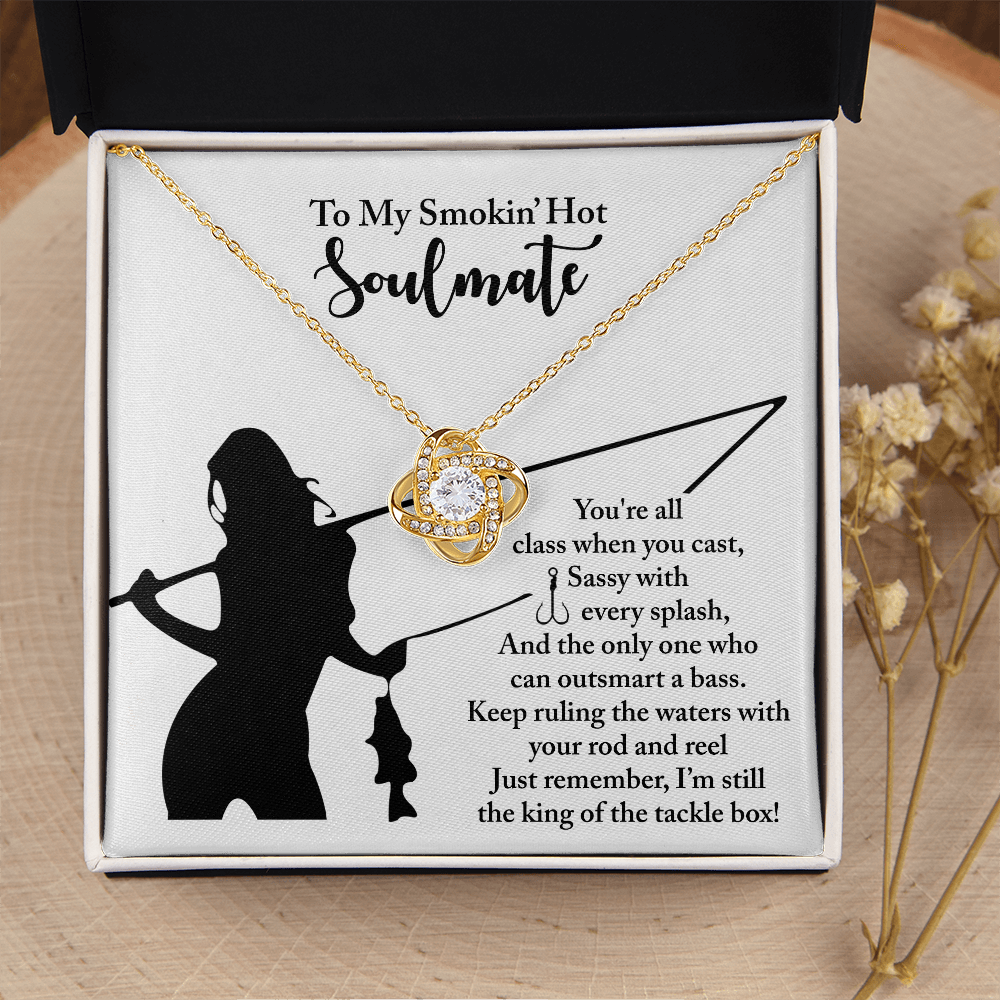 Soulmate:Ruling The Water-Love Knot Necklace
