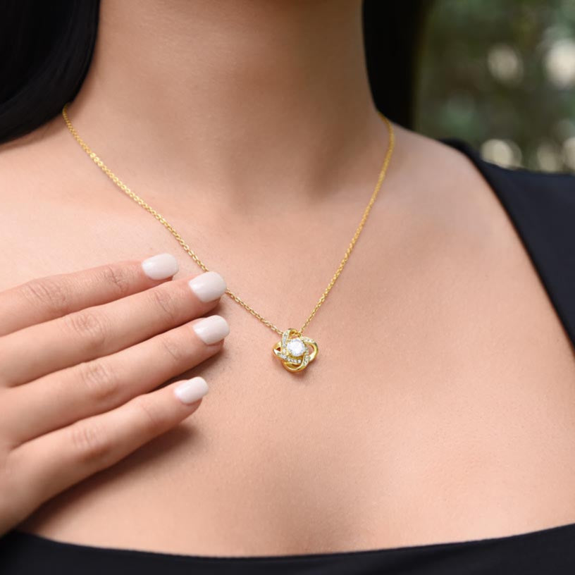 Soulmate-Together Again-Love Knot Necklace