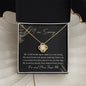 I'm Sorry-See You Crying-Love Knot Necklace