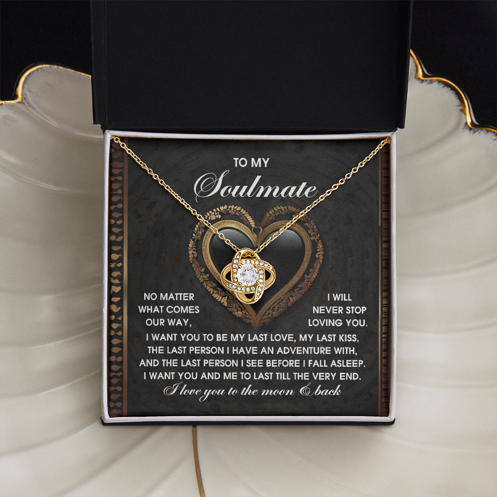 Soulmate: The Very End-Love Knot Necklace