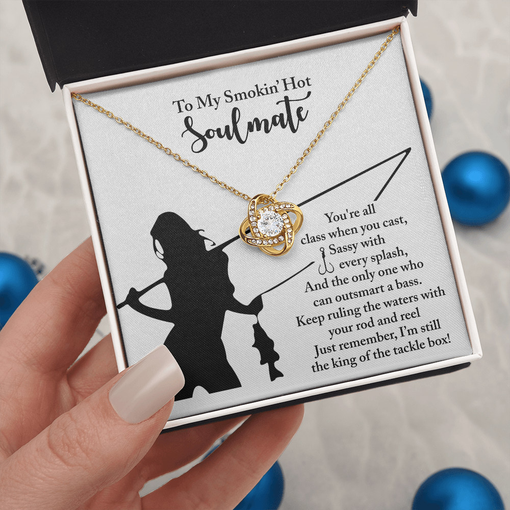 Soulmate:Ruling The Water-Love Knot Necklace