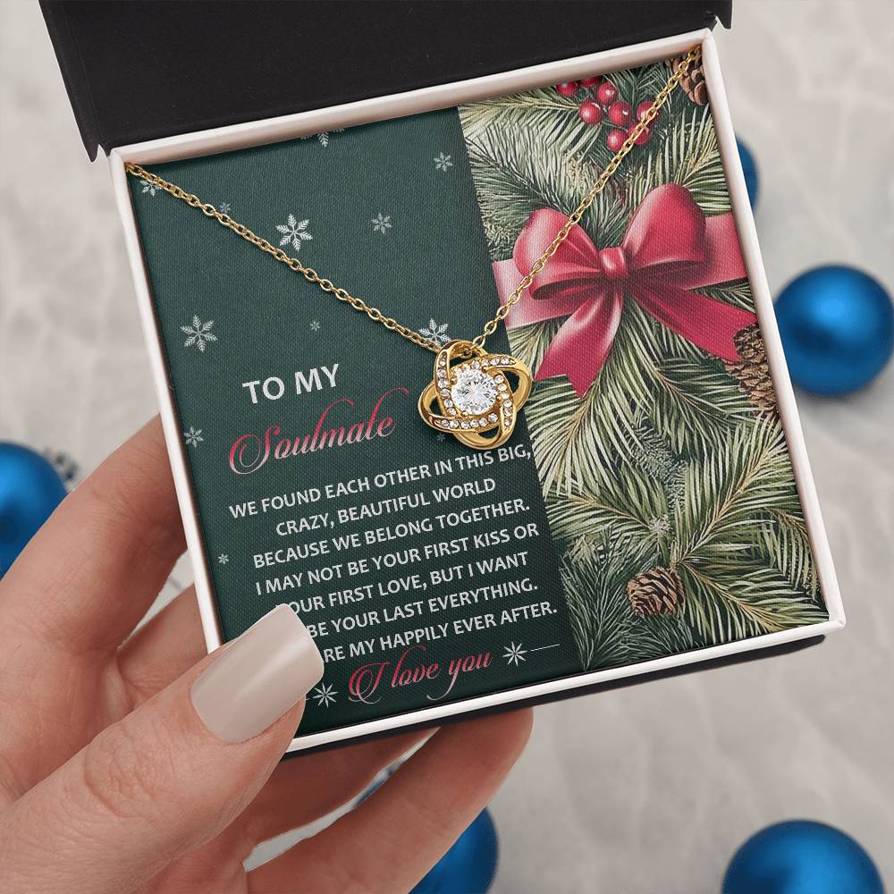 Soulmate: Beautiful World-Love Knot Necklace