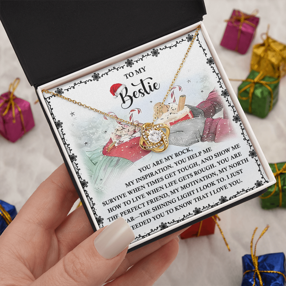 Best Friend-My North Star-Love Knot Necklace
