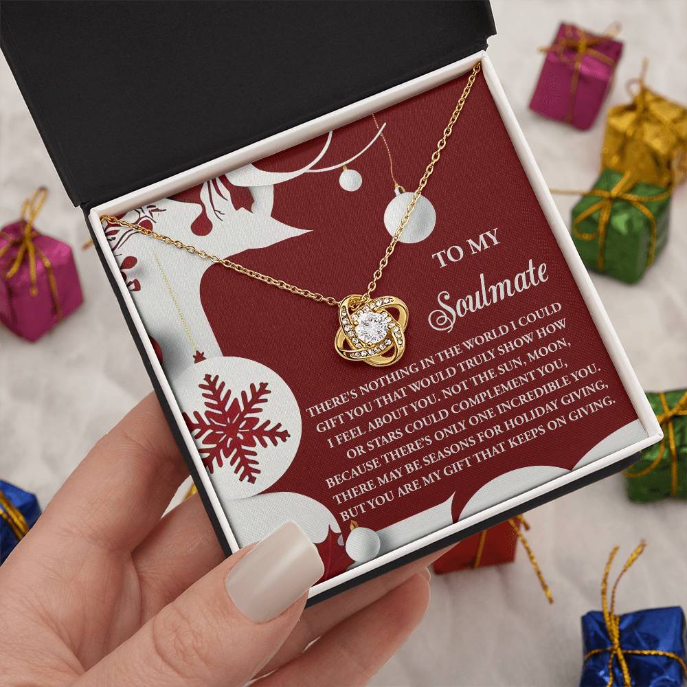 Soulmate:Holiday Gift-Love Knot Necklace