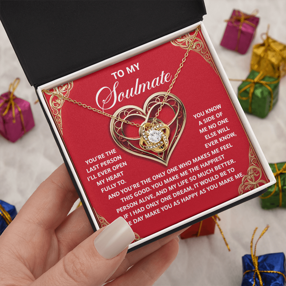 Soulmate; The Only One-Love Knot Necklace