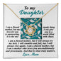 Gift for DAUGHTER-Stumble and Fall- Love Knot Necklace