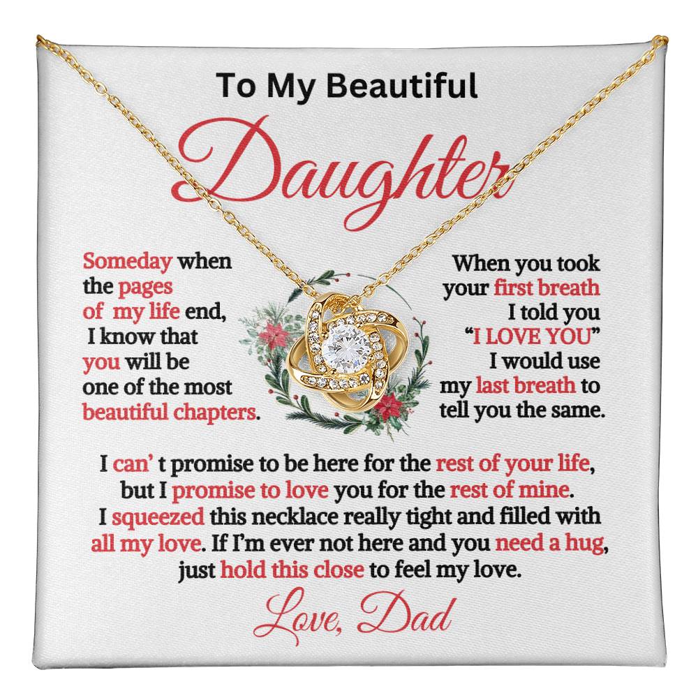 Gift for Daughter from Dad: Beautiful Chapters-Love Knot