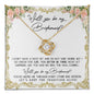 Gift for BRIDESMAID-Keep The Tradition-Love Knot