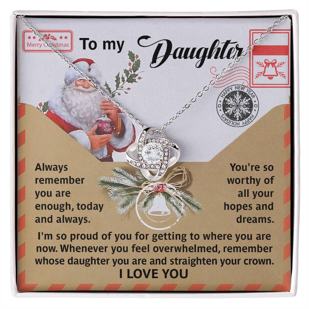 Gift for Daughter:All Your Hopes-Love Knot