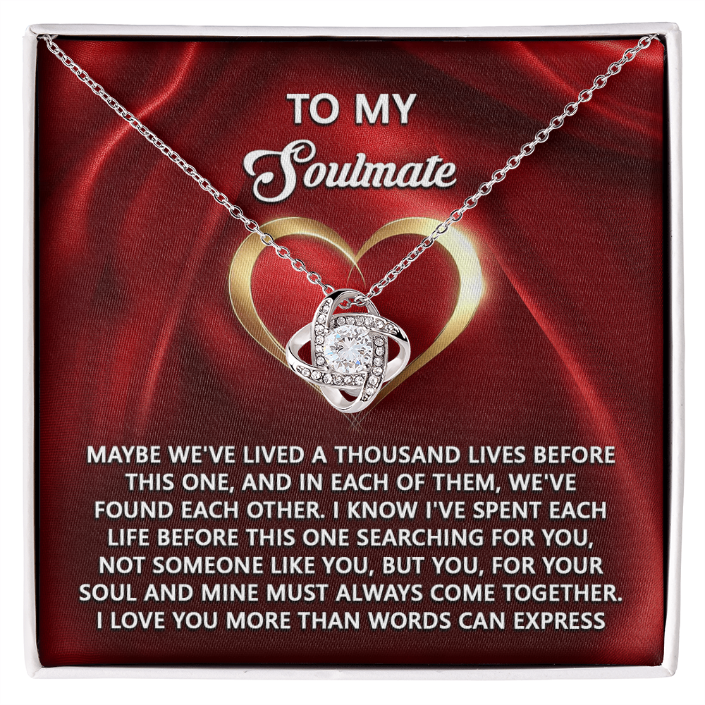 Soulmate:Your Soul-Love Knot Necklace