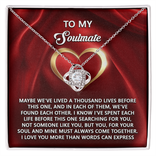 Soulmate:Your Soul-Love Knot Necklace