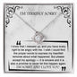 I'm Sorry-Angry With Me-Love Knot Necklace