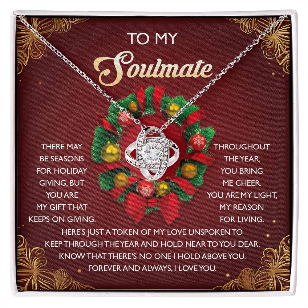 Soulmate:Bring Me Cheer-Love Knot Necklace