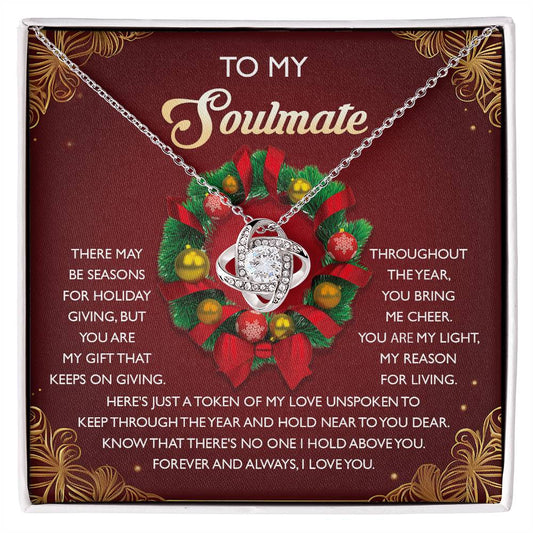 Soulmate:Bring Me Cheer-Love Knot Necklace