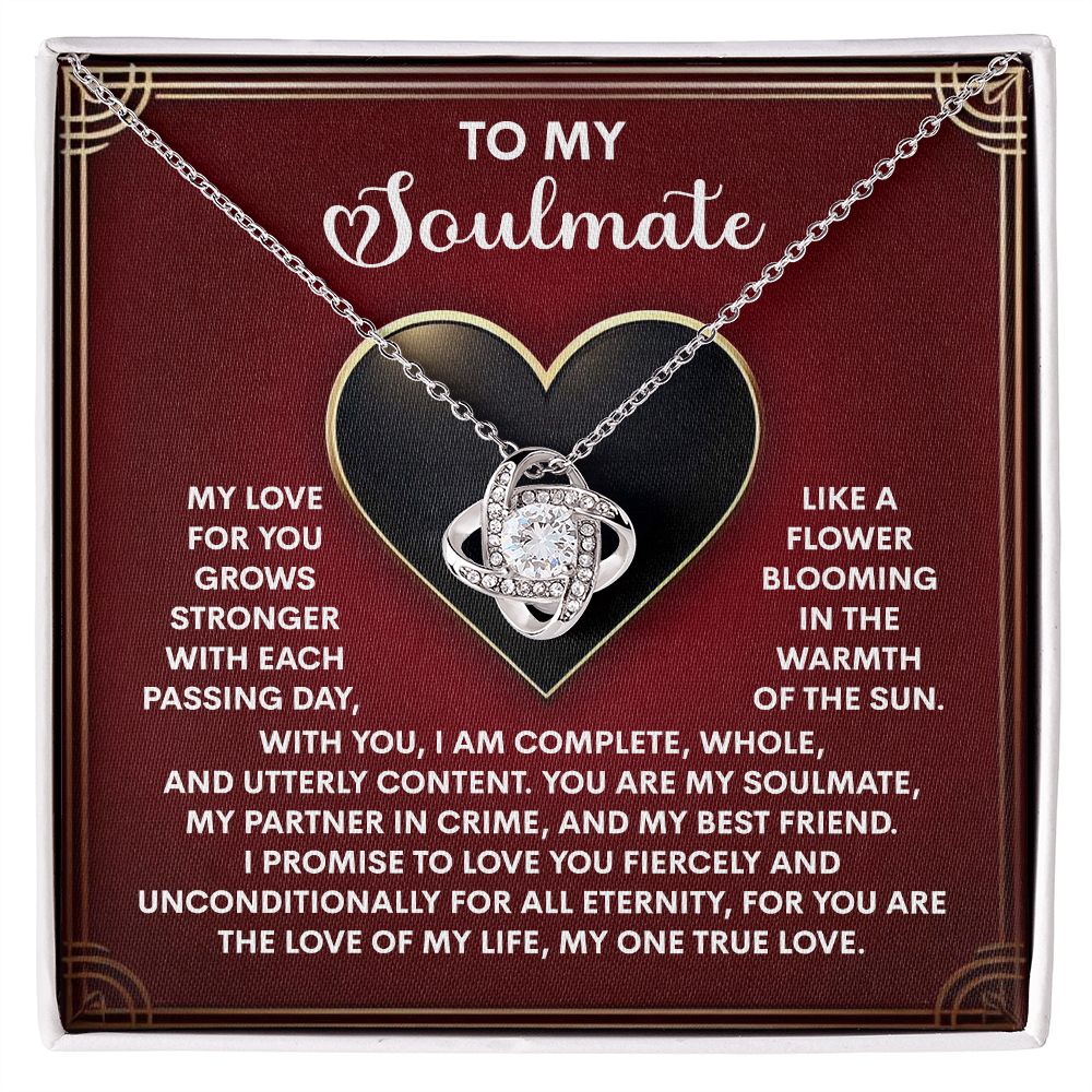 Soulmate-One True Love-Love Knot Necklace