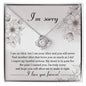 Sorry-For The Pain-Love Knot Necklace