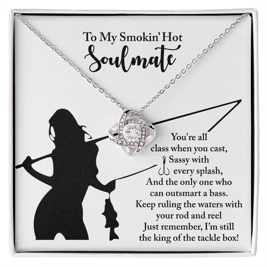 Soulmate:Ruling The Water-Love Knot Necklace