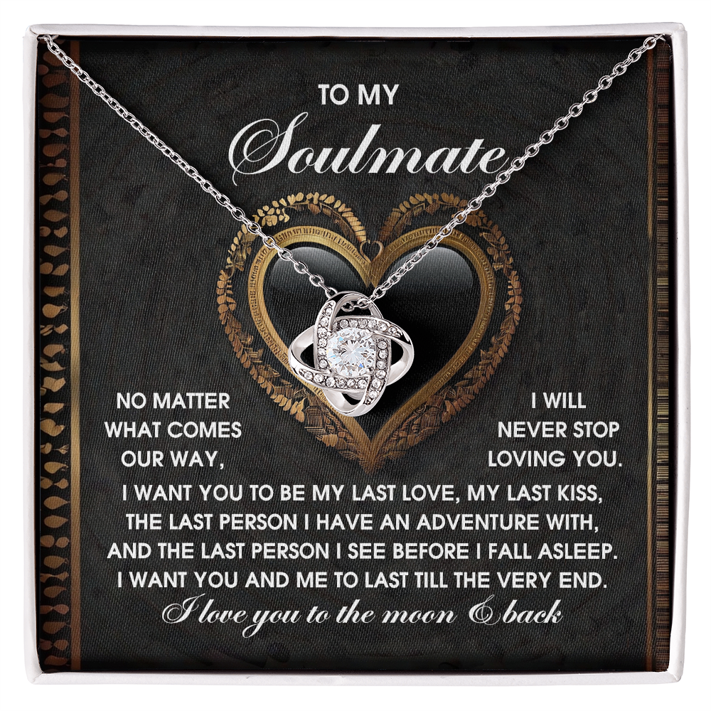 Soulmate: The Very End-Love Knot Necklace
