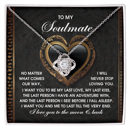 Soulmate: The Very End-Love Knot Necklace