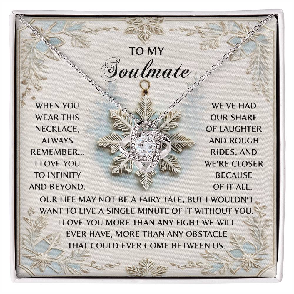 Soulmate-Infinity and Beyond- Love Knot Necklace