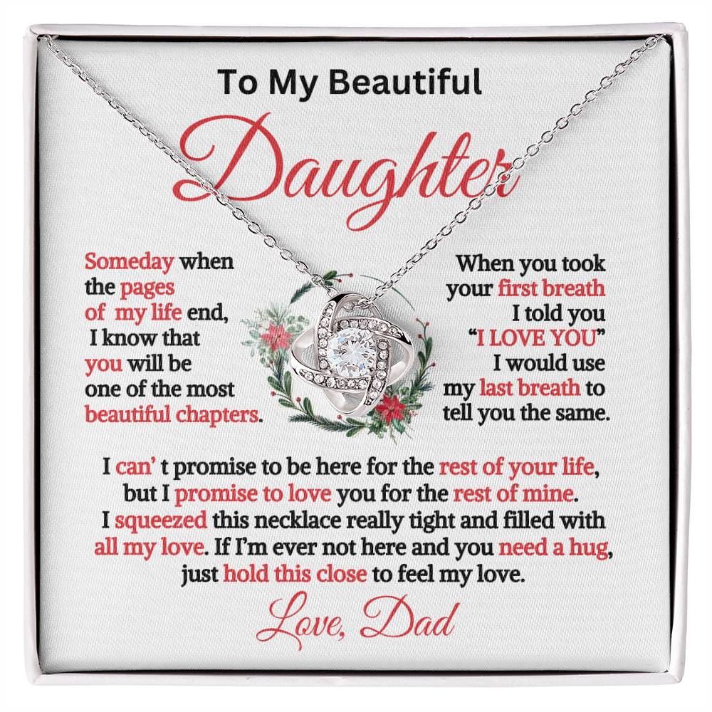 Gift for Daughter from Dad: Beautiful Chapters-Love Knot