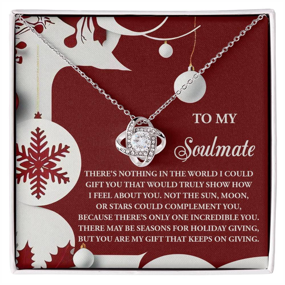 Soulmate:Holiday Gift-Love Knot Necklace
