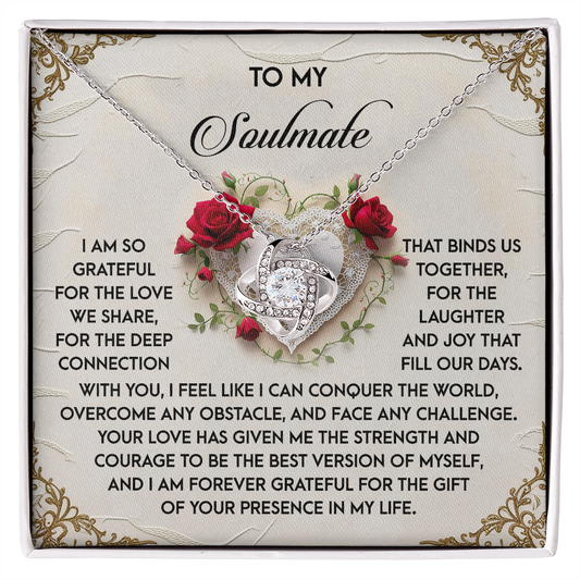 Soulmate-Our Day-Love Knot Necklace