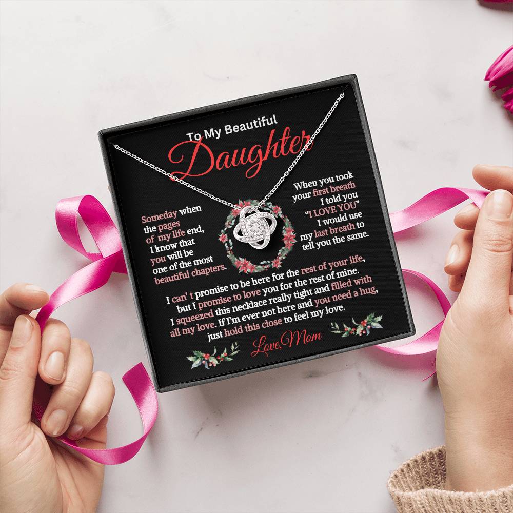 Gift for Daughter-Christmas Page of my life-Love Knot