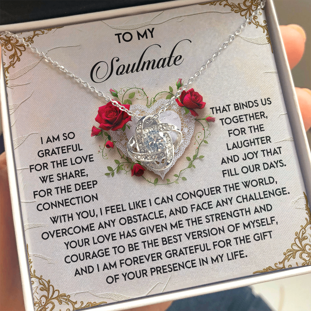 Soulmate-Our Day-Love Knot Necklace