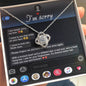 I"m Sorry-Rebuild our Connection-Love Knot Necklace