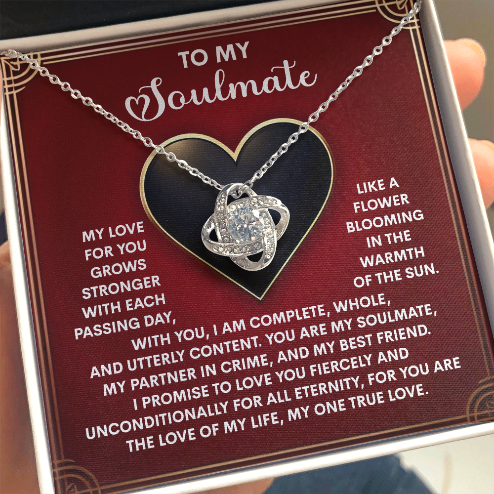 Soulmate-One True Love-Love Knot Necklace