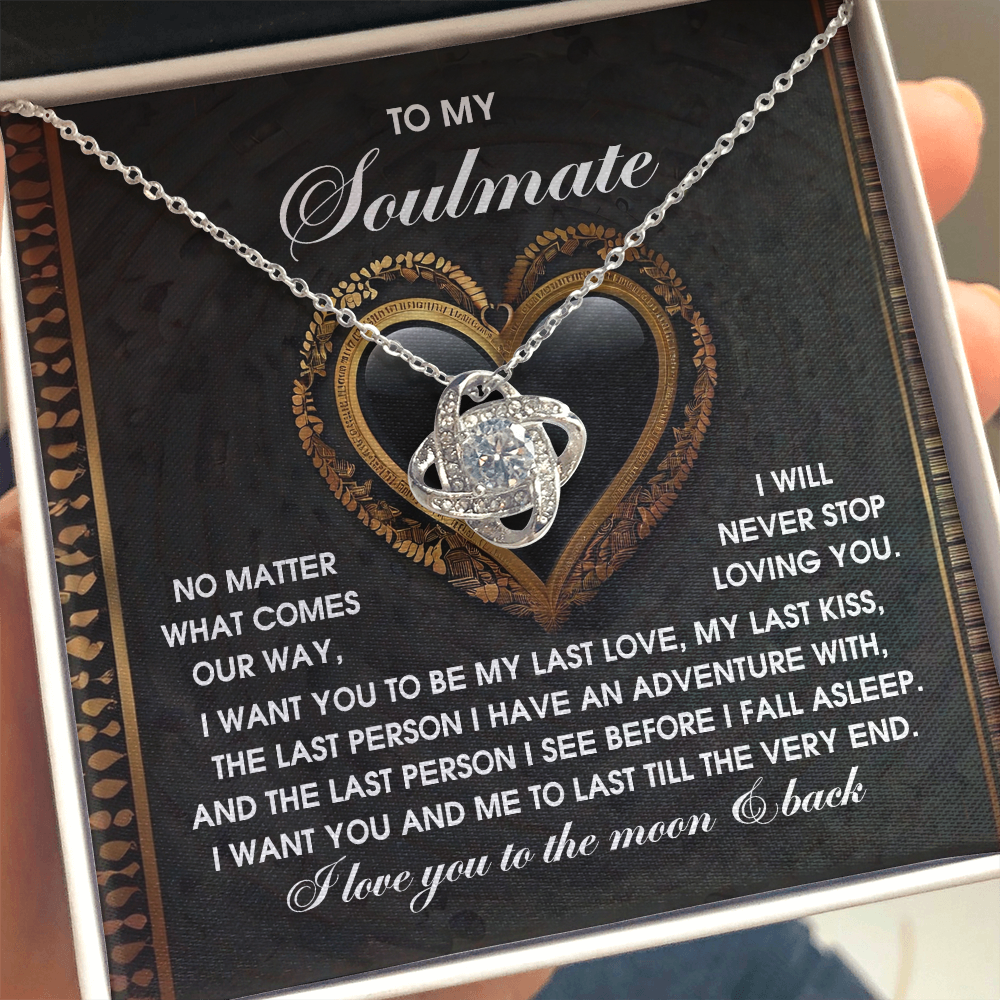 Soulmate: The Very End-Love Knot Necklace
