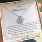 Gift for MAID OF HONOR-Share This Day-Love Knot Necklace