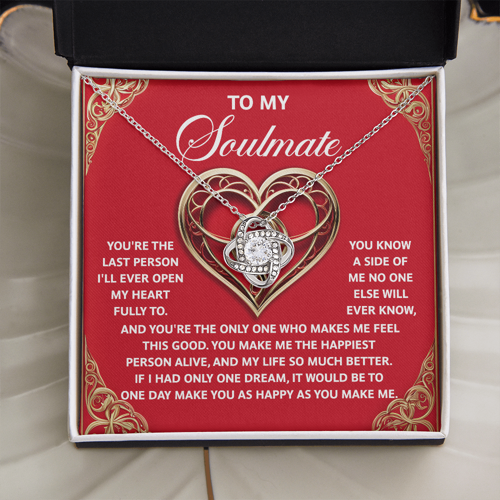 Soulmate; The Only One-Love Knot Necklace