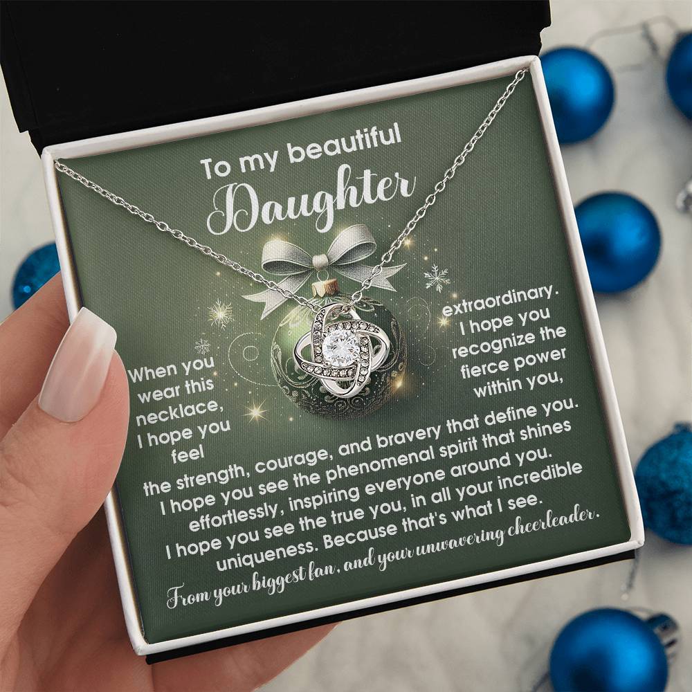 Gift for Daughter:Incredible Uniqueness-Love Knot