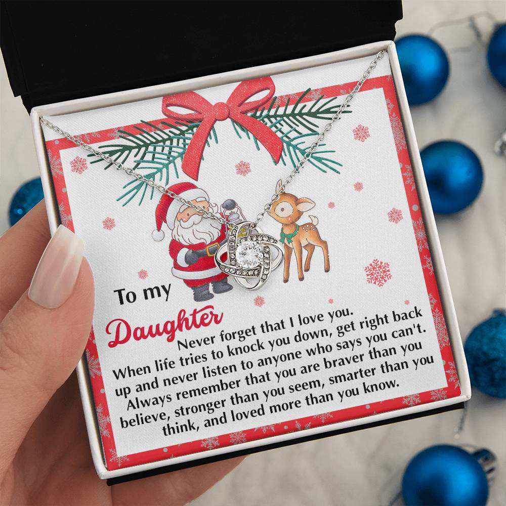 Gift for Daughter:Get Back Up-Love knot