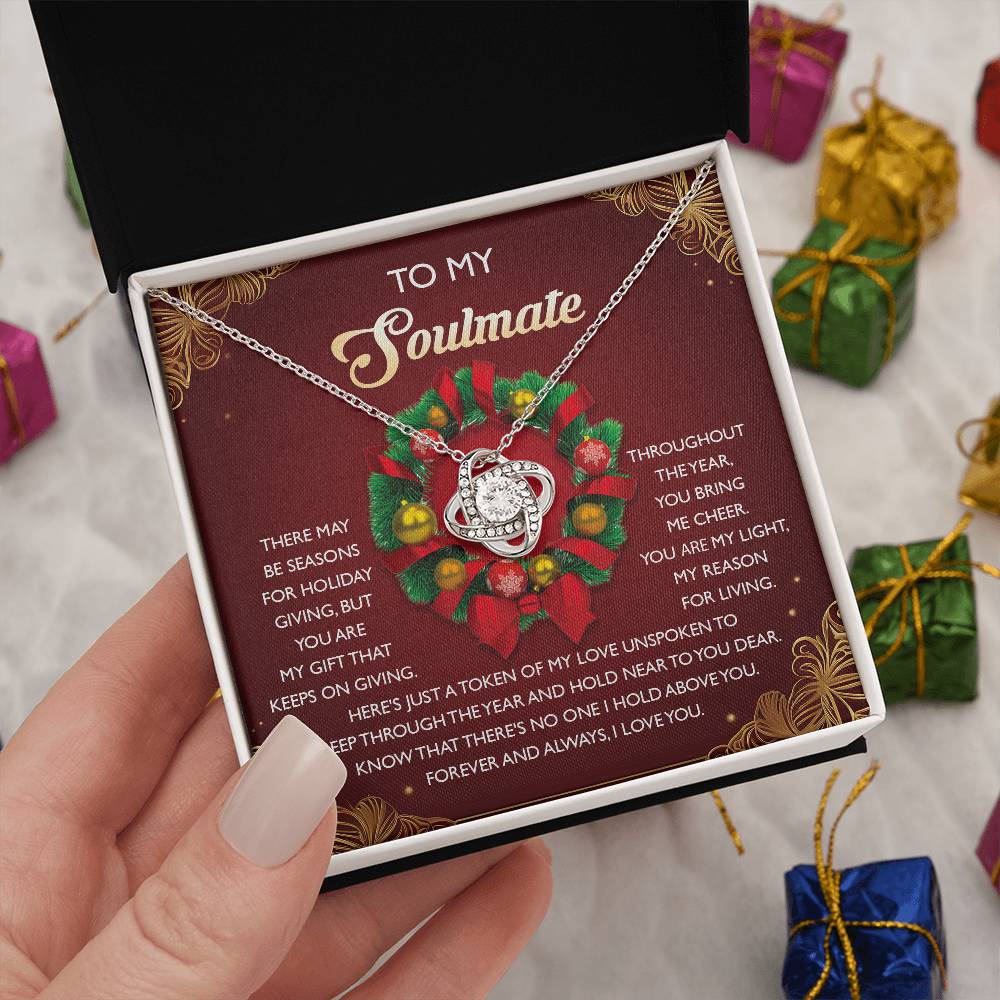 Soulmate:Bring Me Cheer-Love Knot Necklace