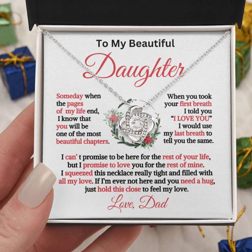 Gift for Daughter from Dad: Beautiful Chapters-Love Knot
