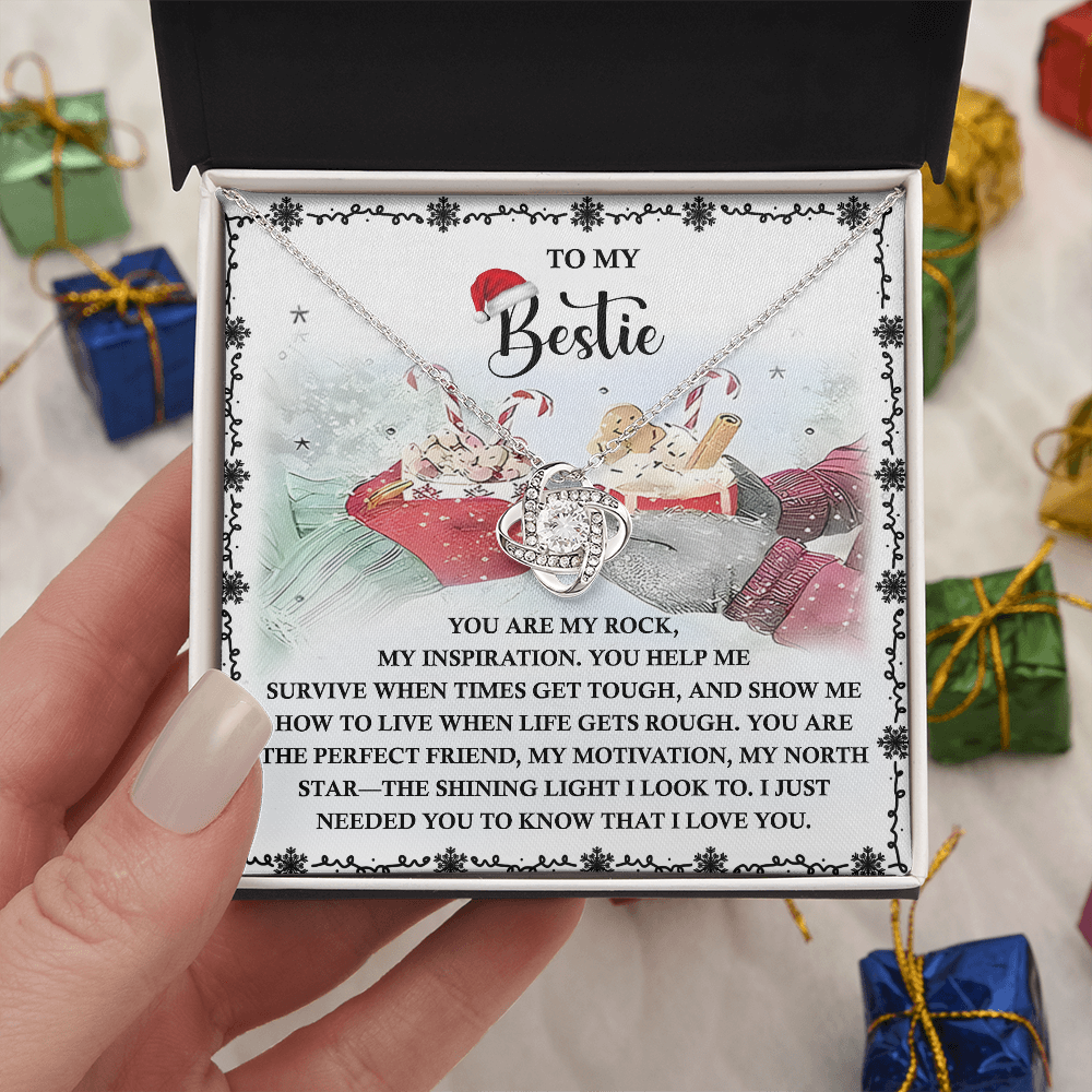 Best Friend-My North Star-Love Knot Necklace