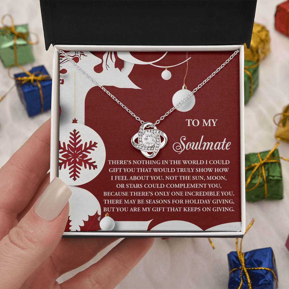 Soulmate:Holiday Gift-Love Knot Necklace