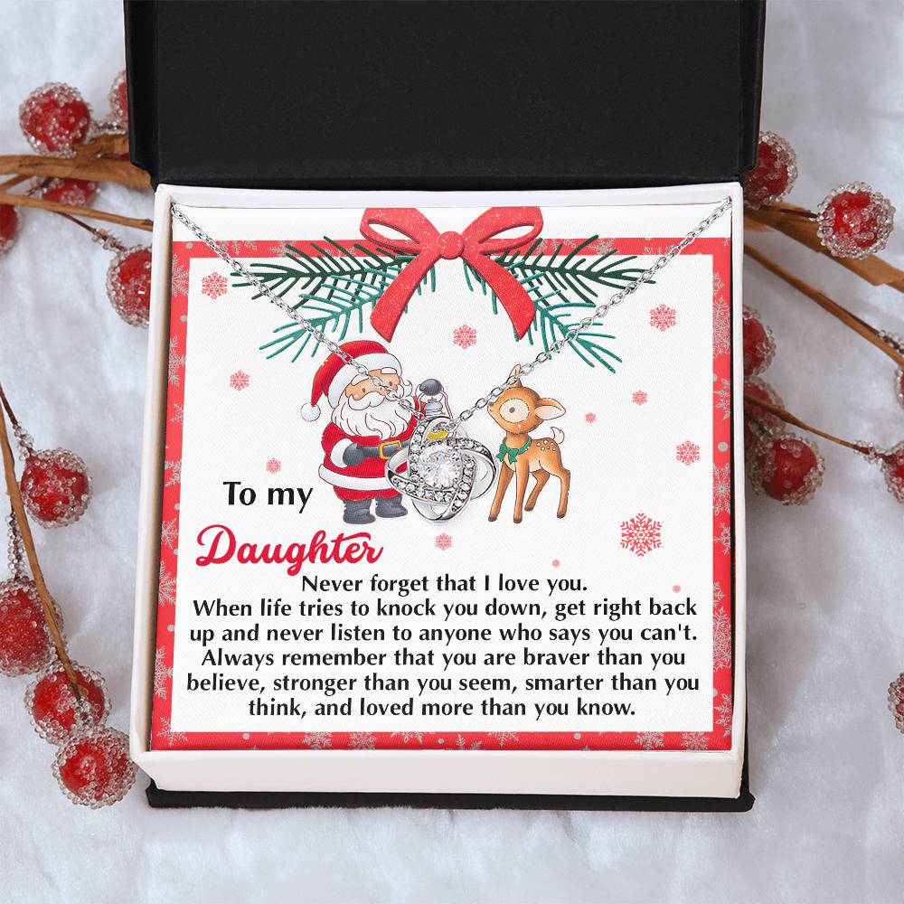 Gift for Daughter:Get Back Up-Love knot