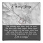 I'm Sorry-With Deep Regret-Love Knot necklace