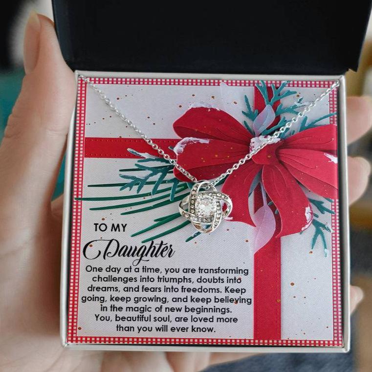 Gift for Daughter:Beautiful Soul-Love Knot