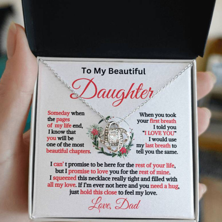 Gift for Daughter from Dad: Beautiful Chapters-Love Knot