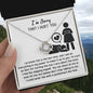 I'm Sorry-Stop Talking-Love Knot Necklace