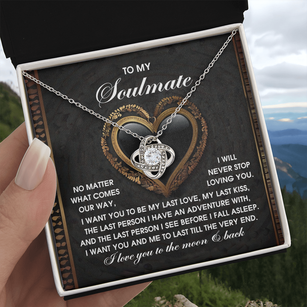 Soulmate: The Very End-Love Knot Necklace