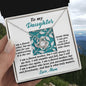 Gift for DAUGHTER-Stumble and Fall- Love Knot Necklace